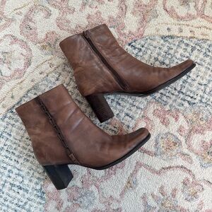 Elegant Brown Ankle Booties